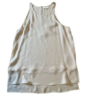 Parker Size Medium Beige Silk Party Cocktail Mini‎ Slip Dress Formal thumbnail 1