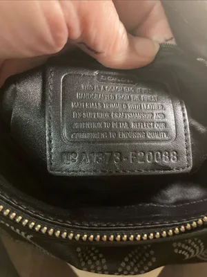 Coach Ashley Dotted Op Art shoulder bag made of jacquard fabric and leather thumbnail 11
