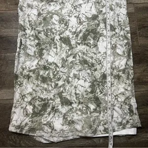 NWT Merrill Knit Travel Dress Green Putty Print Short Sleeve T-Shirt Dress Small thumbnail 8