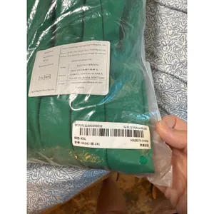 NWT OYS Size XXL Deep V Neck Cap Sleeve Pleated A Line Midi Dress Pocket Green thumbnail 5