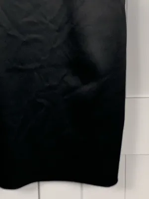 White House Black Market Dress Size 6 Black Satin Sweetheart Cocktail Sheath thumbnail 7