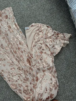 Baltic Born Esme Sequin Dress I Rose Gold Size Medium thumbnail 8
