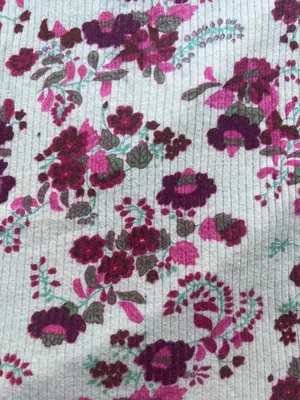 Free People Floral Print Thermal thumbnail 2