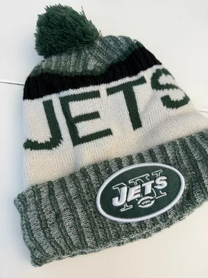 New York Jets New Era 2017 Official Sideline Sport Knit Hat thumbnail 3