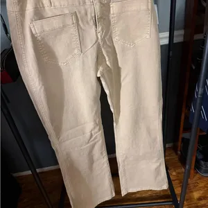 GAP Women's Straight Leg Jeans in Tan thumbnail 5