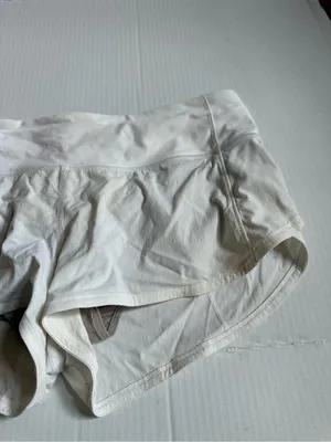 Lululemon Speed Up Shorts White HR thumbnail 2