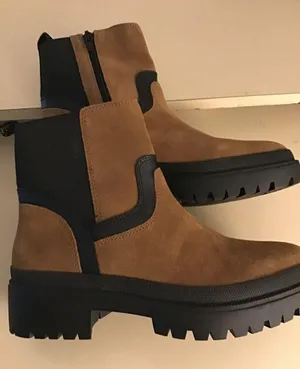 Lucky Brand women chestnut brown suede Eabile boots US 10 Euro 42 thumbnail 10
