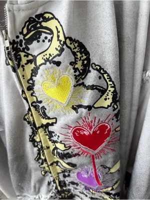 FROM THE TRENCHEZ "WITH PAIN" WHITE Set - Jacket & Sweatpants XL New thumbnail 5