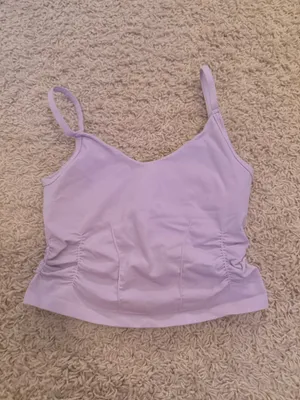 Free People Movement Good Karma Ruched Crop Tank thumbnail 4
