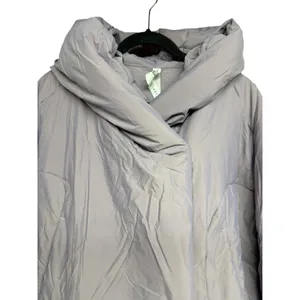 Lululemon Hooded Insulated Wrap Jacket Heathered Light Orbit Women's Size 8‎ thumbnail 3