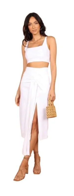 NWT SNDYS. Zanita Set White Top and Skirt Two-Piece Set US Size 4 thumbnail 1