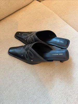 Free People Roxi Western Mules- size 8 thumbnail 7