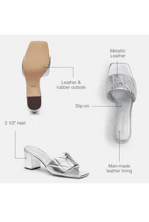 Coach Heels Silver thumbnail 2