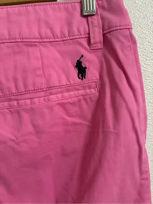 Women’s Ralph Lauren Sport Pink Chino Pants - Ankle Fit NWT 6 thumbnail 3