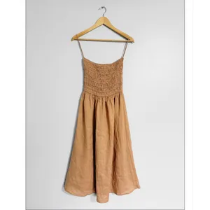 Faithful the Brand Elmarie 100% Linen Midi Dress thumbnail 4