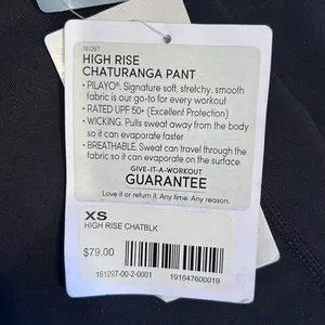 Athleta Pants Womens XS Black High Rise Chaturanga Athletic Pilayo Wide Leg NWT thumbnail 10