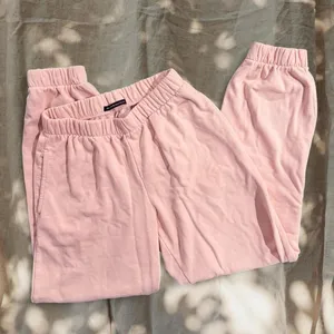 Vintage Brandy Melville | Baby Pink Jogger Sweatpants thumbnail 6