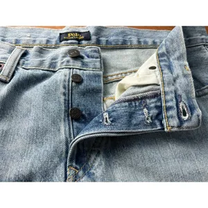 Polo Ralph Lauren Avery Jeans Size 27 High Rise Button Fly Patchwork Ankle thumbnail 9