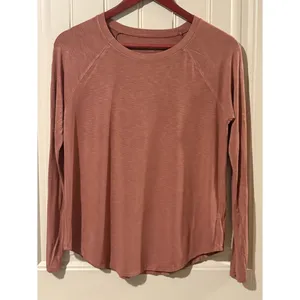 American Eagle Outfitters Rust/Orange Soft & Sexy Long Sleeve Shirt thumbnail 2