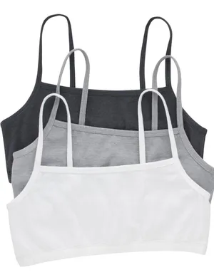 Hanes Cotton Bralettes thumbnail 1