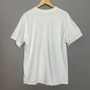 Hanes Vintage 90s‎ Rosie the Riveter T-Shirt Size Large White FLAWS Retro 1995 Graphic thumbnail 3