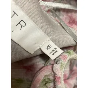 ASTR The Label Emmeline Pink Green Cutout Ruffle Floral Tiered Maxi Dress Sz XS thumbnail 5