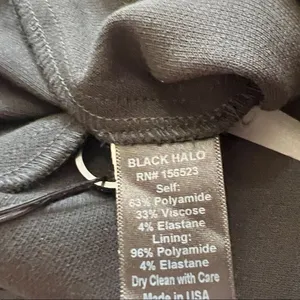 NWT Black‎ Halo Wide Leg Isabella Pant $295 Size 14 Black thumbnail 9