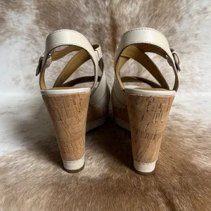 Franco Sarto Leather L-Shiver Platform‎ Sandal Size 9 B45 thumbnail 7