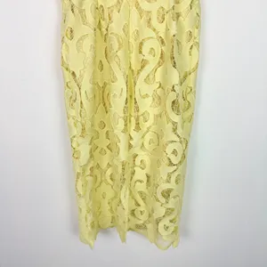 Bardot Lina Lace Sheath Dress Sleeveless Yellow Size 6 Small S EUC thumbnail 11