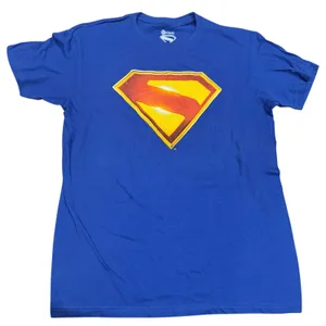 DC STUDIOS Superman 2025 Tee Size Medium New without Tag Blue thumbnail 1