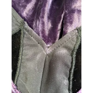 Hot Topic Sailor Moon Queen Beryl Dress 5X Plus Purple Velvet Hi Low NWT Cosplay thumbnail 9