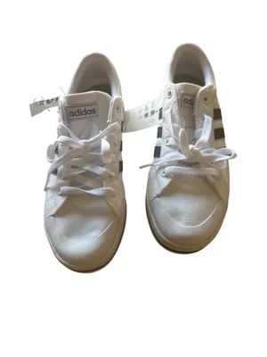 Adidas Size 7.5 Lace Up Athletic Running Sneakers Women White NEW thumbnail 6