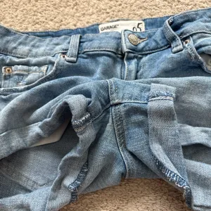 Garage Blue Jean Shorts Distressed Cuffed thumbnail 7
