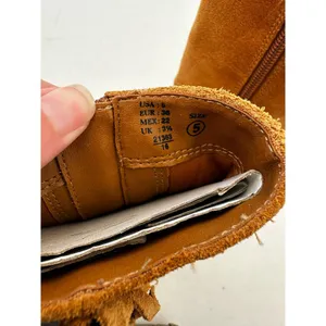 Vintage Predictions Suede Leather Fringe Boots Size 5 thumbnail 6