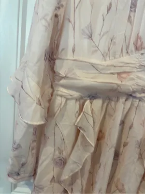 Motf pink floral midi dress size medium thumbnail 4