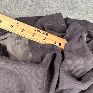 Maven West High Rise Pull On Shorts Women's Small Ribbed Gray Pleated thumbnail 5