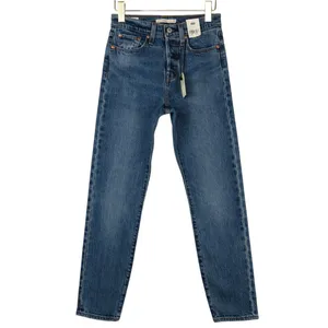 Levi's Wedgie High Rise Straight Leg Jeans Dark Wash Size 25 NWT thumbnail 2