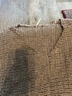 Free people Cozy V-Neck Knit Sweater in Taupe thumbnail 9