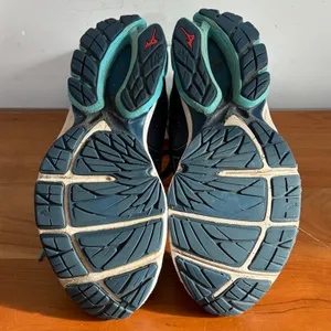 Mizuno Wave Rider 22 Navy Teal Running Shoes Womens 9.5 J1GD183170‎ thumbnail 7