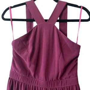 Lulus Burgundy Air of Romance Dress thumbnail 3