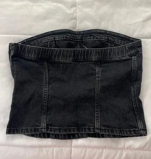 Abercrombie Denim Tube Top thumbnail 2
