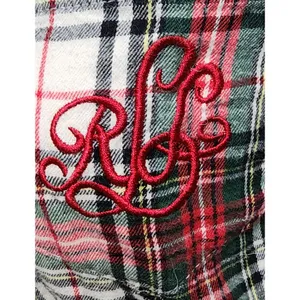 Ralph Lauren‎ Plaid Flannel Pajama Top Cozy Button-Down Sleepwear thumbnail 7