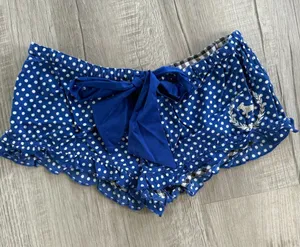 Vintage RARE victoria's secret mini pajama shorts small thumbnail 1