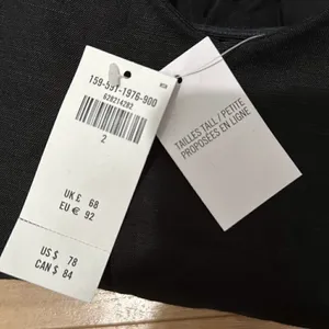 NWT Abercrombie and‎ fitch black dress tie shoulder tall petite size 2 thumbnail 6