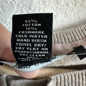 Autumn Cashmere sweater L imported Italian yarn Cotton Cashmere blend thumbnail 4