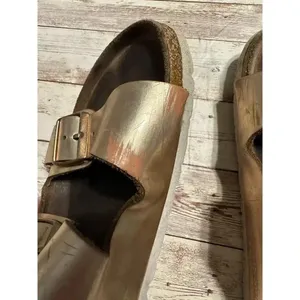 Birkenstock Arizona Soft Footbed Sandal Metallic Size 41 10 Copper Slip-on Boho thumbnail 7