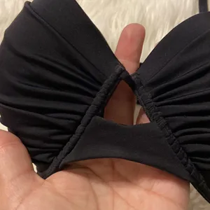 Victoria Secret Top and Bottoms Swim bottoms is size L and top is push up 34DD thumbnail 8