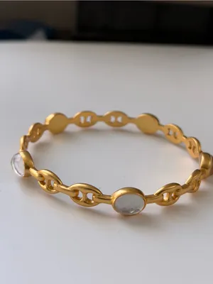 NWOT Julie Vos Gold Bracelet thumbnail 11