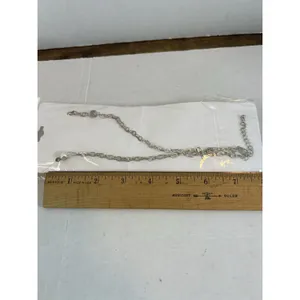 Angel Design ID Badge Holder Necklace Glasses Chain Silver Tone Lanyard 14” NIP thumbnail 5