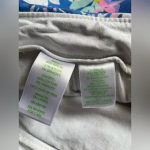 Lilly Pulitzer Vibrant Blue Floral Mini Skirt thumbnail 11
